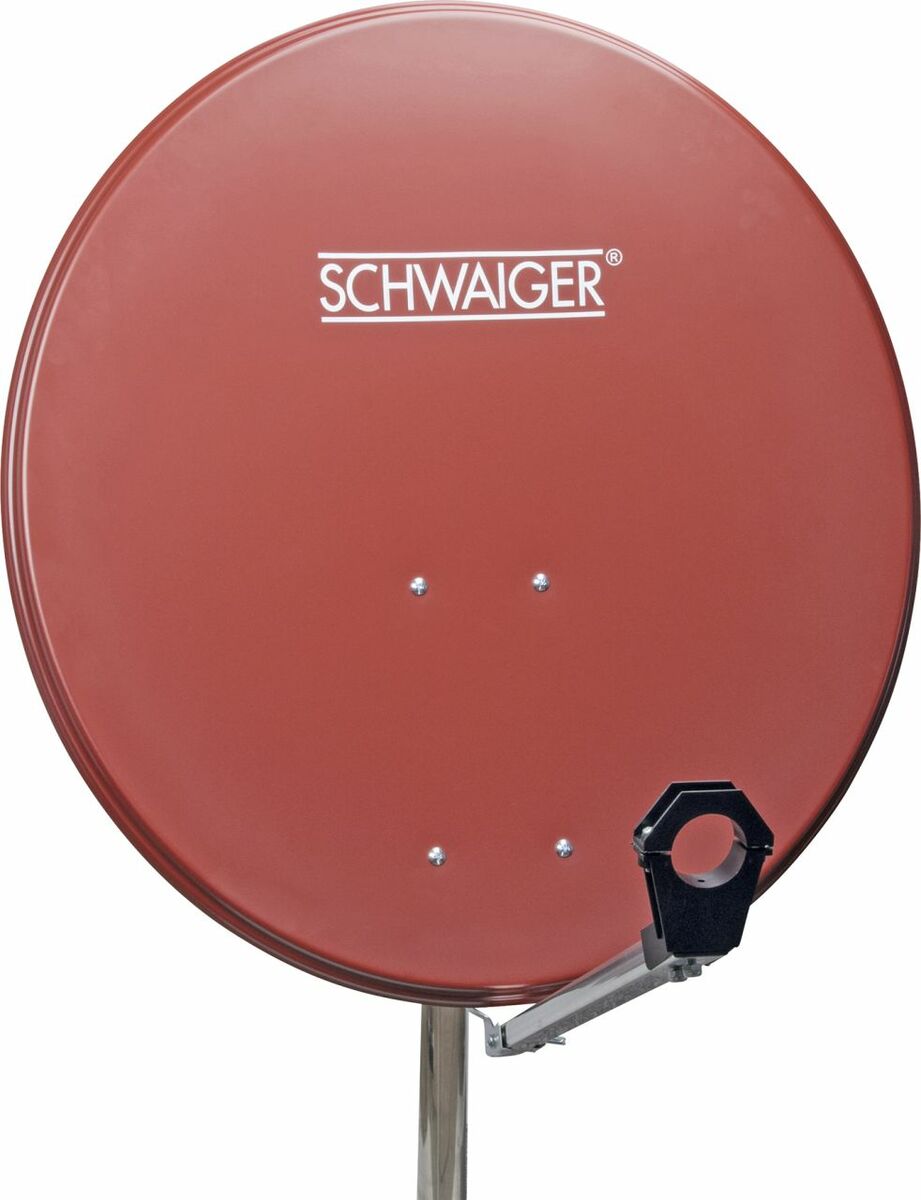 Bild 1 von SCHWAIGER Aluminium Offset Antenne 73 cm ziegelrot Ø 73 cm 0697203175