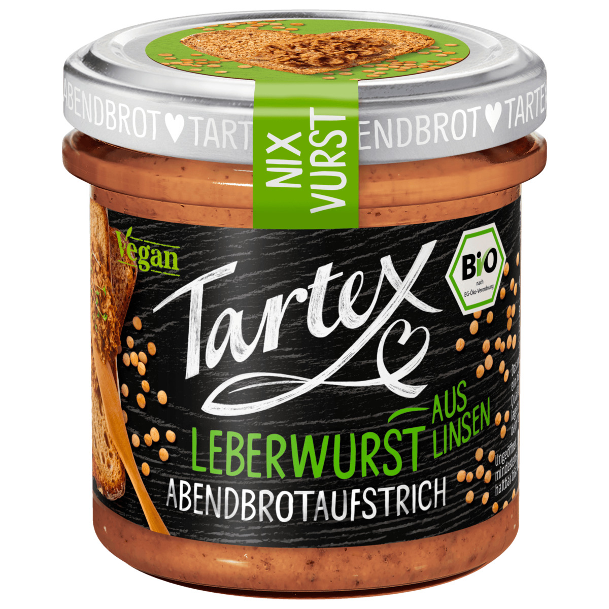 Bild 1 von Tartex Bio Brotaufstrich Leberwurst vegan 135g