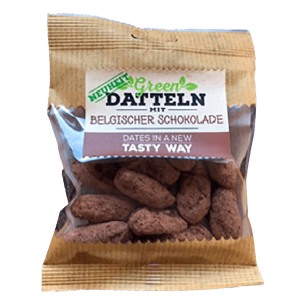 Bild 1 von Green Datteln mit belgischer Schokolade 120g
