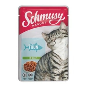 Schmusy Ragout in Jelly 22x100g Thunfisch