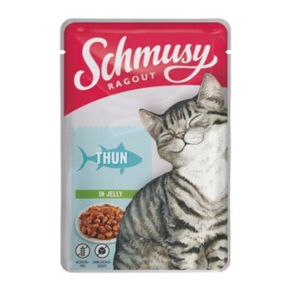 Bild 1 von Schmusy Ragout in Jelly 22x100g Thunfisch