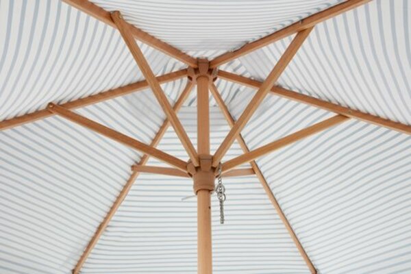 Bild 2 von Sonnenschirm SMYGEHUK Ø200 natur/blau