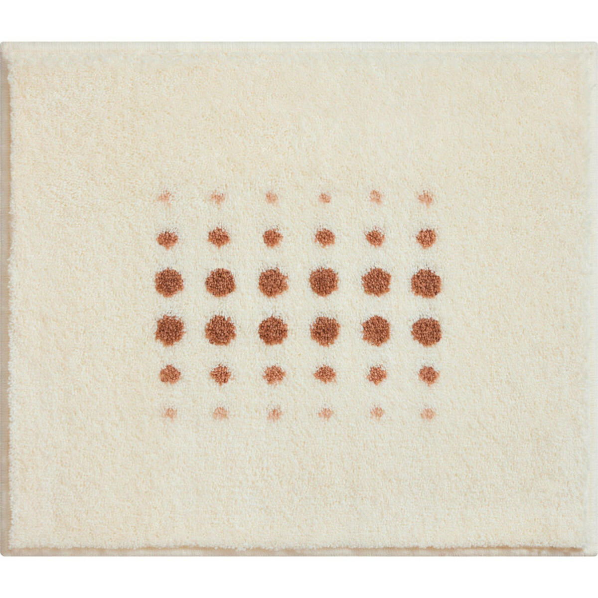 Bild 1 von Grund Bidet-Vorleger Siria, Natur, Gold, Textil, Kreise, rechteckig, 50x60 cm, Oeko-Tex® Standard 100, Made in Europe, rutschfest, Befestigung mit Saugknöpfen, Badtextilien, Badematten