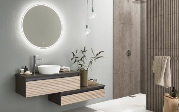 Bild 3 von Unterschrank Vialli, Holz-Nachbildung/Stahlfarbig