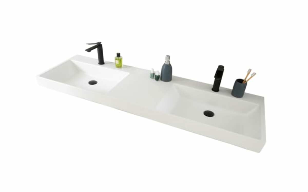 Bild 1 von Doppelwaschtisch Sydney 153, weiß