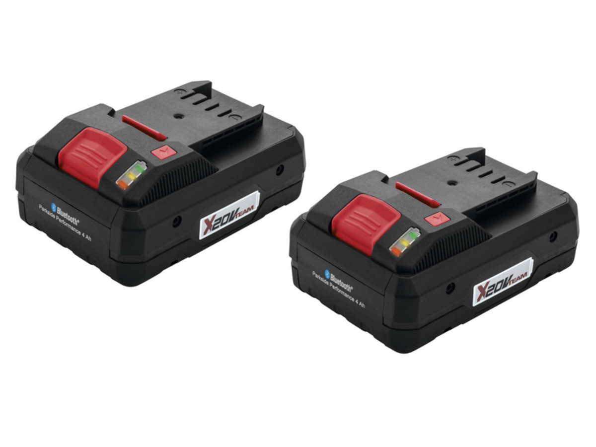 Bild 1 von PARKSIDE PERFORMANCE® 20 V Smart Akku »PAPS 204 A1«, 4 Ah, über PARKSIDE App steuerbar, 2er Set