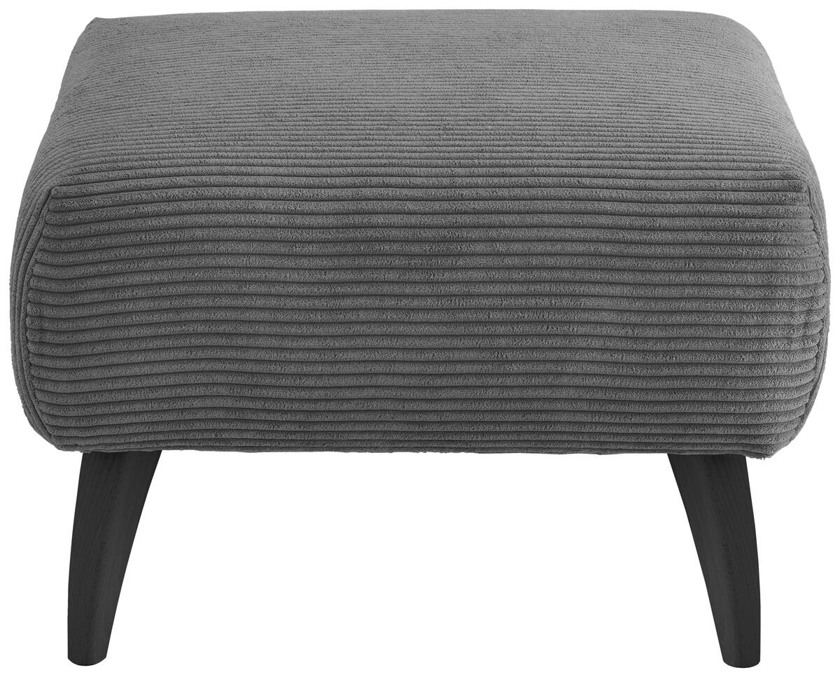 Bild 1 von Hocker Colori Grau Cord, Grau