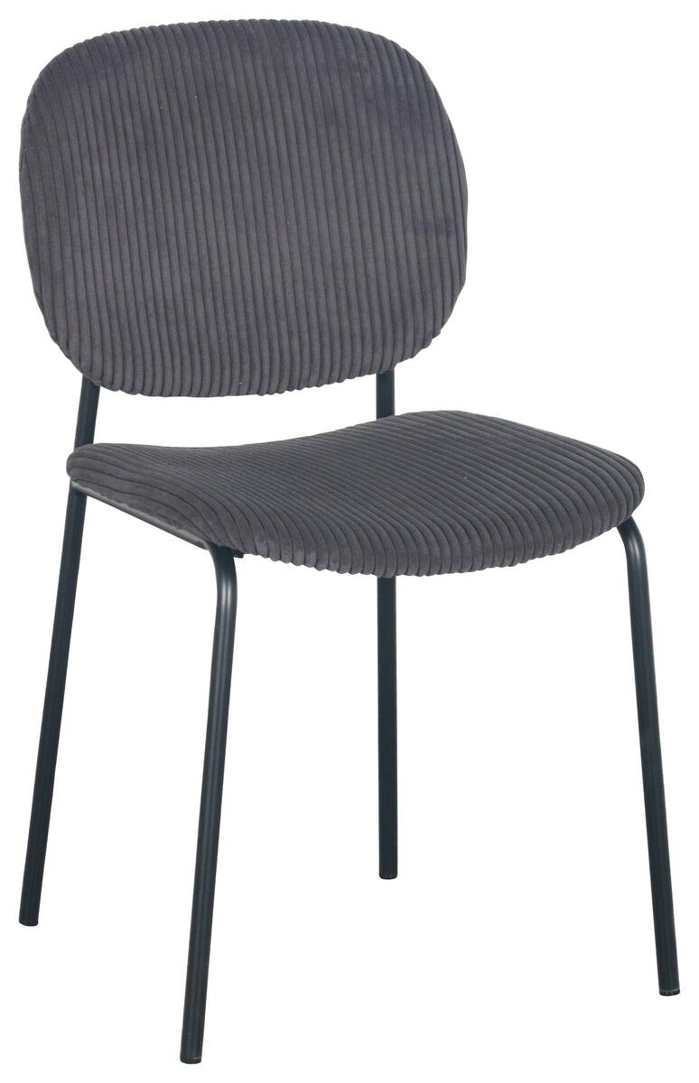 Bild 1 von Stuhl Ira in Grau/Schwarz, Grau, Schwarz