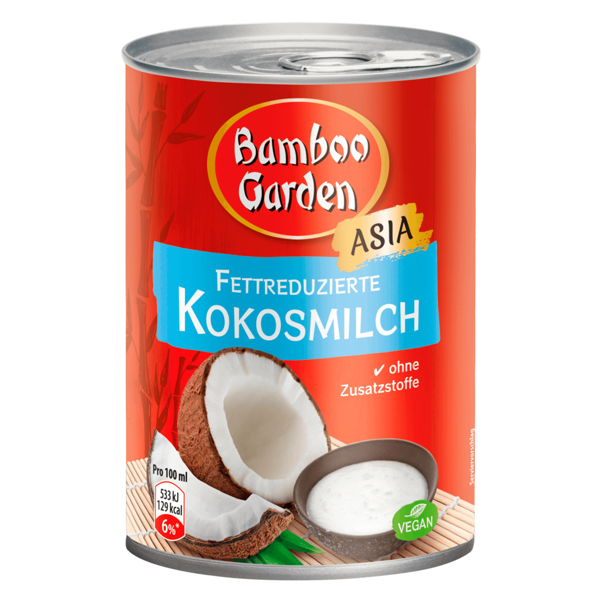 Bild 1 von Bamboo Garden Kokosmilch fettreduziert 400ml