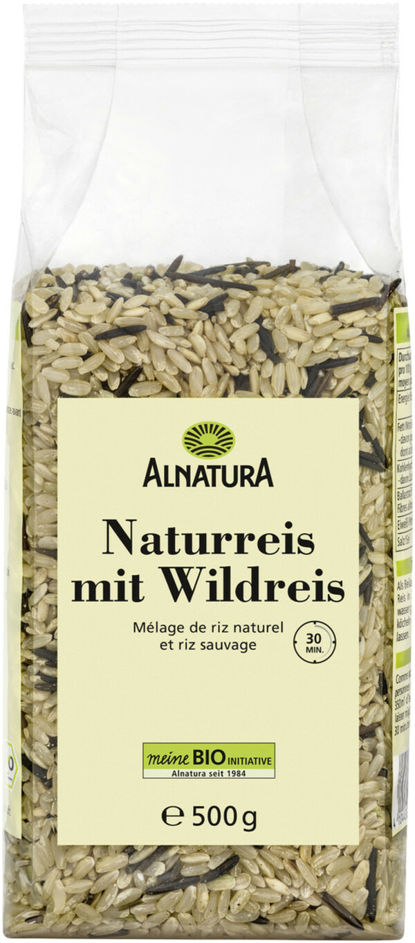 Bild 1 von Alnatura Bio Naturreis mit Wildreis 500G