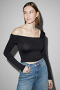 Bild 1 von C&A CLOCKHOUSE-Crop Langarmshirt, Schwarz, Größe: XS