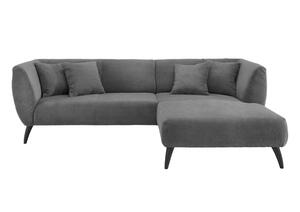 Wohnlandschaft Colori Grau Cord, Grau
