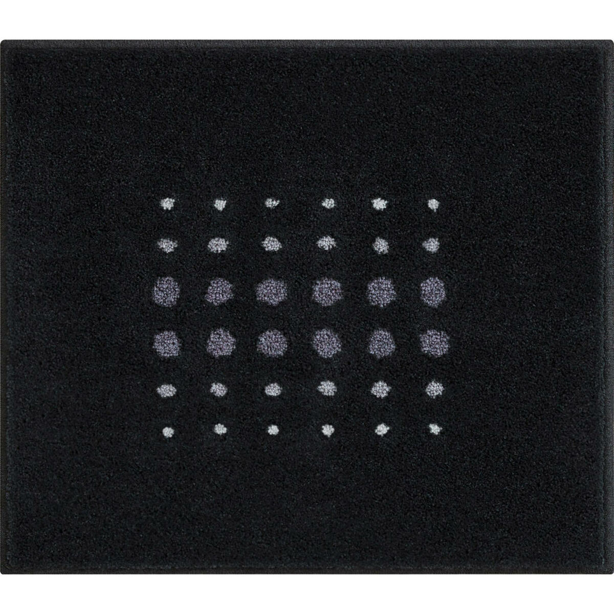 Bild 1 von Grund Bidet-Vorleger Siria, Anthrazit, Grau, Textil, Kreise, rechteckig, 50x60 cm, Oeko-Tex® Standard 100, Made in Europe, rutschfest, Badtextilien, Badematten