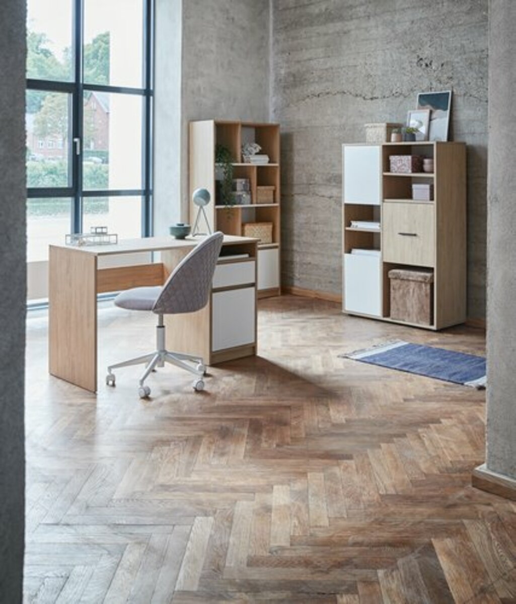 Bild 4 von Schreibtischstuhl KOKKEDAL Stoff grau/weiß