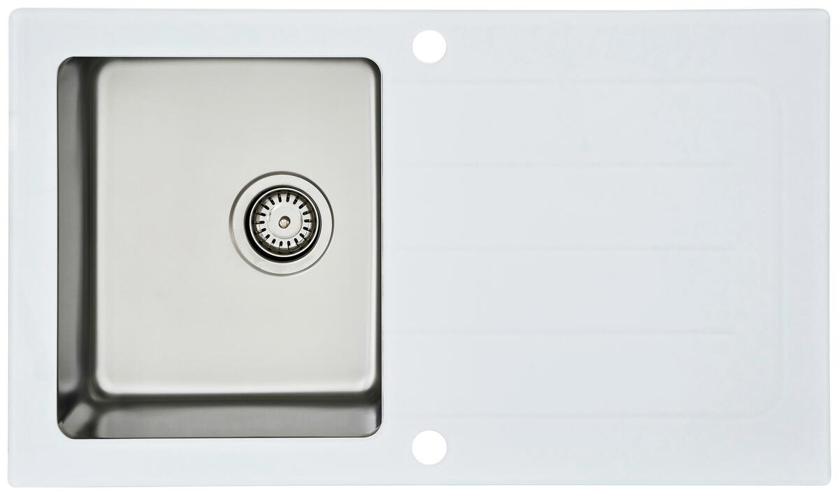 Bild 1 von Spüle RESPEKTA GLASSPÜLE 86 X 50 CM, Weiß