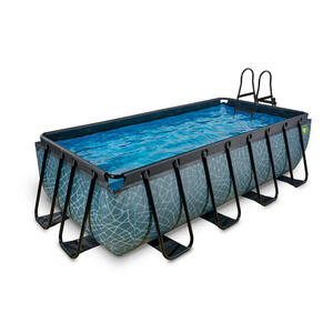 Exit Pool-Set, Grau, Kunststoff, 250x100x450 cm, CE, Freizeit, Pools und Wasserspaß, Aufstellpools