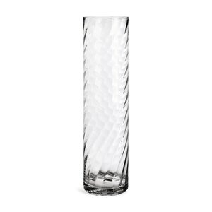 Bodenvase WIRBEL Glas ca.12,5x50cm, klar