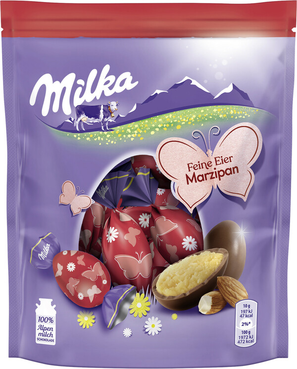 Bild 1 von Milka Feine Eier Marzipan 90G