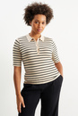 Bild 1 von C&A Basic-Pullover-gestreift, Beige, Größe: XS