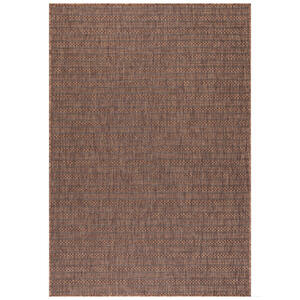 Novel Outdoorteppich Zagora, Braun, Schwarz, Textil, Uni, rechteckig, 80x150 cm, Oeko-Tex® Standard 100, pflegeleicht, Teppiche & Böden, Teppiche, Outdoorteppiche
