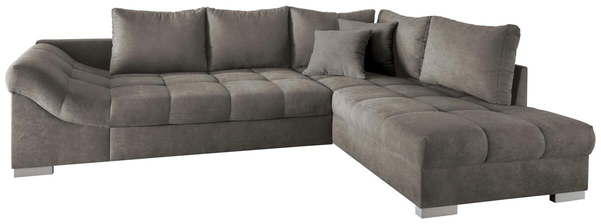Bild 1 von Wohnlandschaft Alvito Graubraun Nylon/Mikrofaser, Graubraun