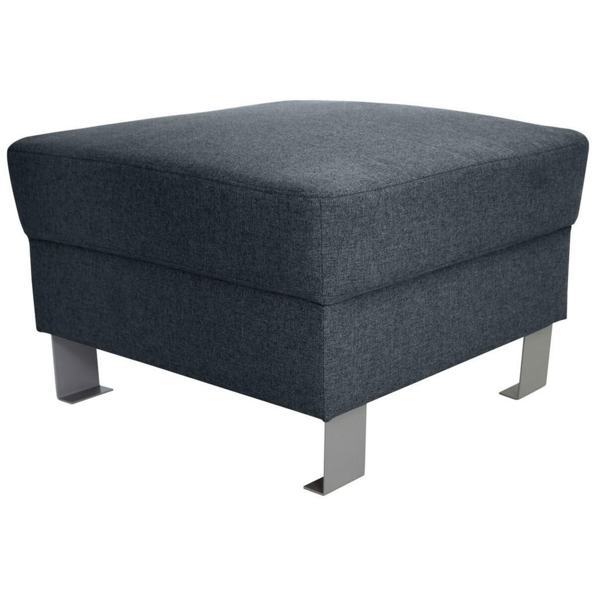 Bild 1 von Xora Hocker, Anthrazit, Textil, quadratisch, 62x41x62 cm, Stoffauswahl, erweiterbar (Typenauswahl), Wohnzimmer, Hocker, Sitzhocker