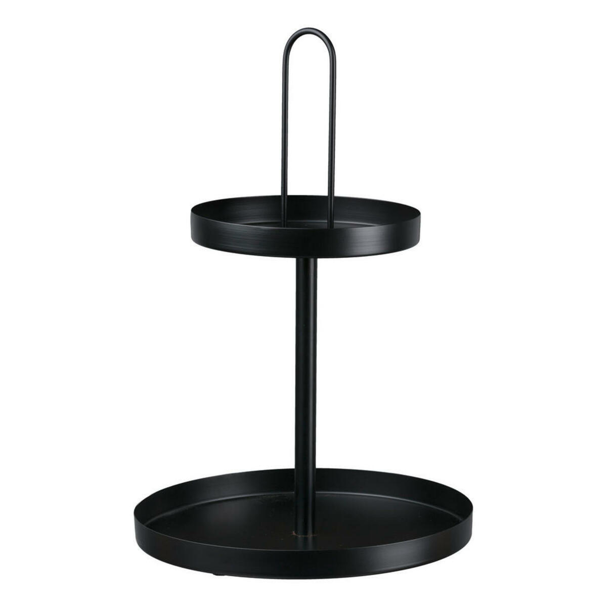 Bild 1 von Dekotablett, Schwarz, Metall, 30x45x30 cm, Dekoration, Skulpturen & Dekoobjekte, Dekoteller & -tabletts