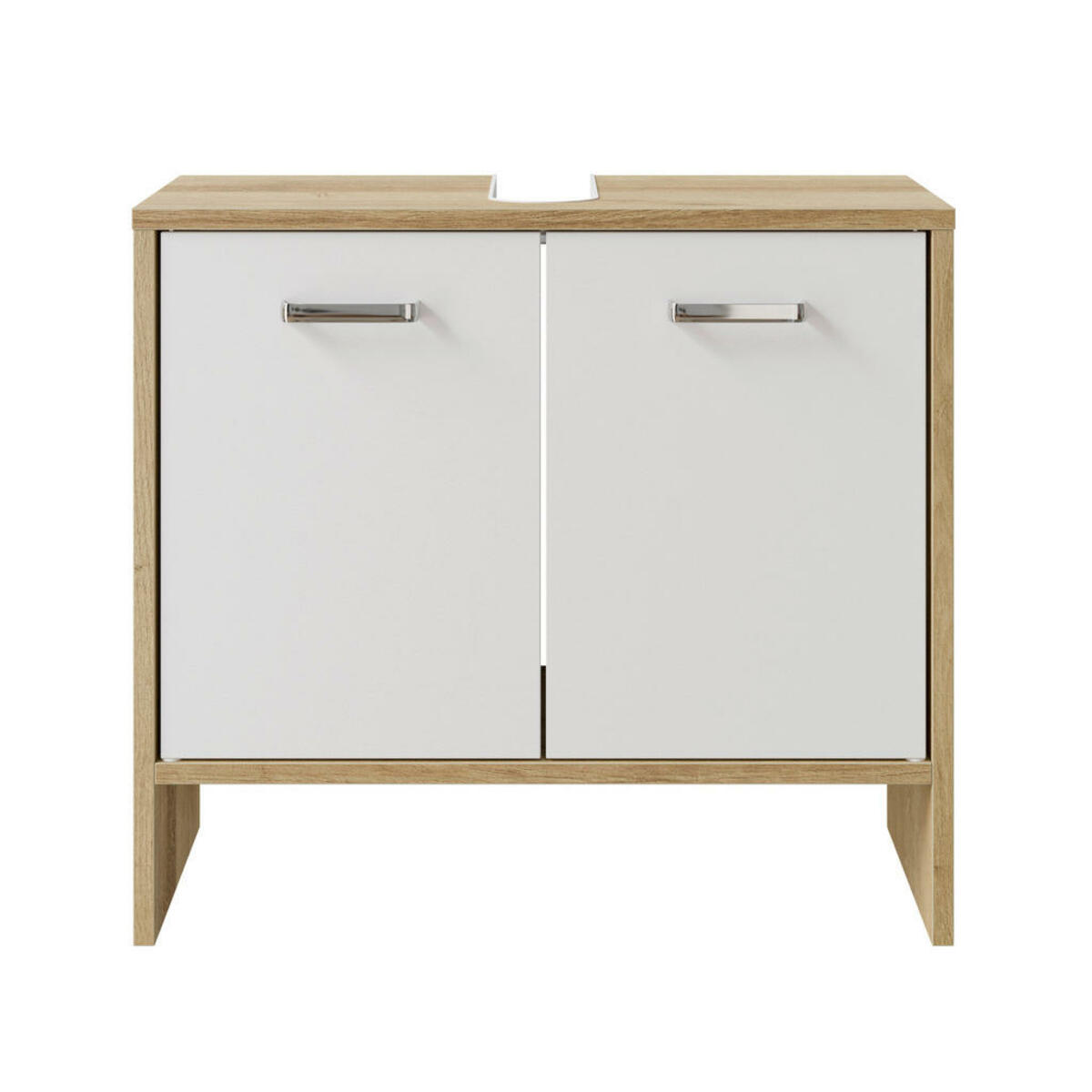 Bild 1 von Pelipal Waschbeckenunterschrank QuickSet QS 300, Weiß, Eiche, Holzwerkstoff, 60.6x54.3x28.4 cm, stehend, Badezimmer, Badezimmerschränke, Waschbeckenunterschränke