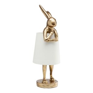 Tischleuchte Animal Rabbit Gold/Weiß