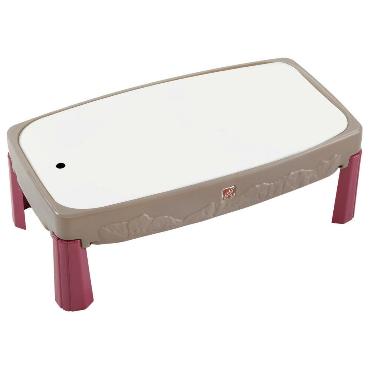 Bild 1 von Sandkasten, Braun, Rot, Kunststoff, 119.4x40.6x66 cm, unisex, EN 71, Spielzeug, Kinderspielzeug, Spielzeug für Draußen