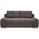 Bild 1 von Welnova Boxspringsofa, Braun, Textil, 2,5-Sitzer, 210x92x108 cm, Liegefunktion, Schlafen auf Sitzhöhe, einzeln ausziehbar, Rücken echt, Armteil links, rechts, Wohnzimmer, Sofas & Couches, Sofas