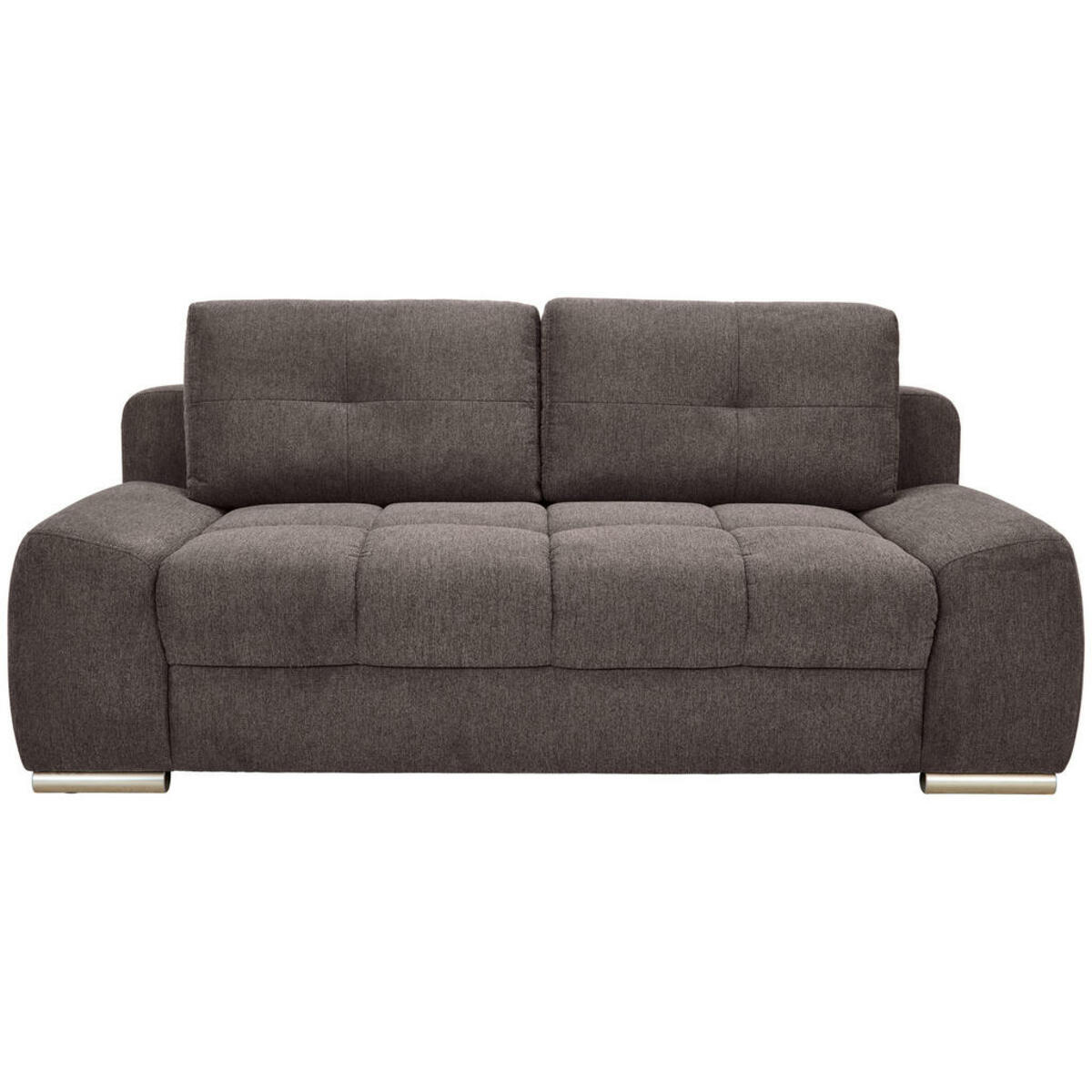 Bild 1 von Welnova Boxspringsofa, Braun, Textil, 2,5-Sitzer, 210x92x108 cm, Liegefunktion, Schlafen auf Sitzhöhe, einzeln ausziehbar, Rücken echt, Armteil links, rechts, Wohnzimmer, Sofas & Couches, Sofas