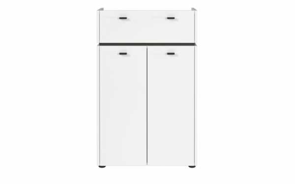 Bild 2 von Germania - Kommode Modesto, weiß, Absetzung graphit, Breite 60 cm