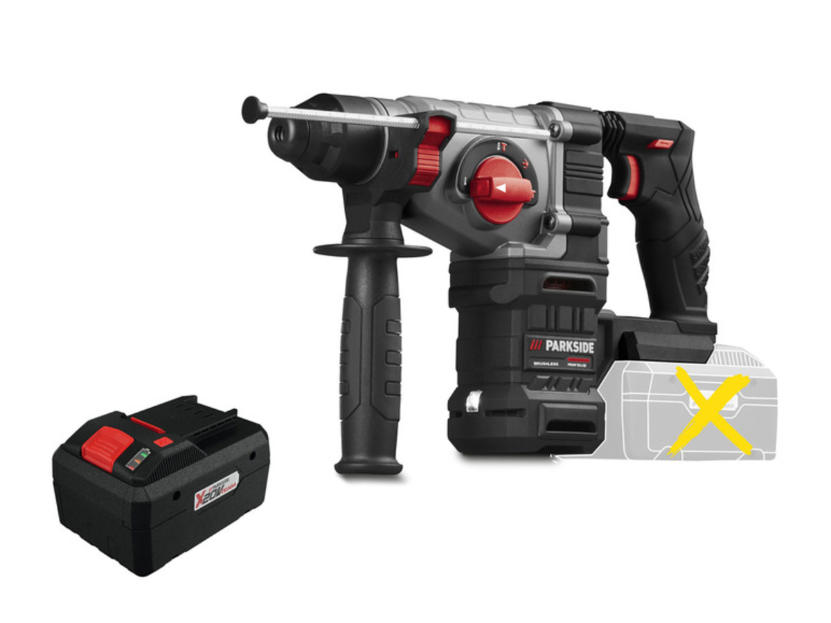 Bild 1 von PARKSIDE PERFORMANCE® 20 V Akku-Kombihammer »PKHAP 20-Li B2« + 20 V Smart Akku »PAPS 208 A1« 8 Ah, ohne Ladegerät