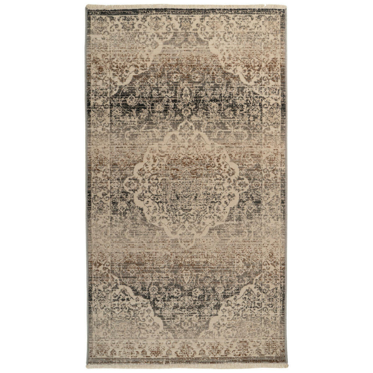 Bild 1 von Orientteppich, Beige, Textil, rechteckig, 80x150 cm, für Fußbodenheizung geeignet, Teppiche & Böden, Teppiche, Moderne Teppiche