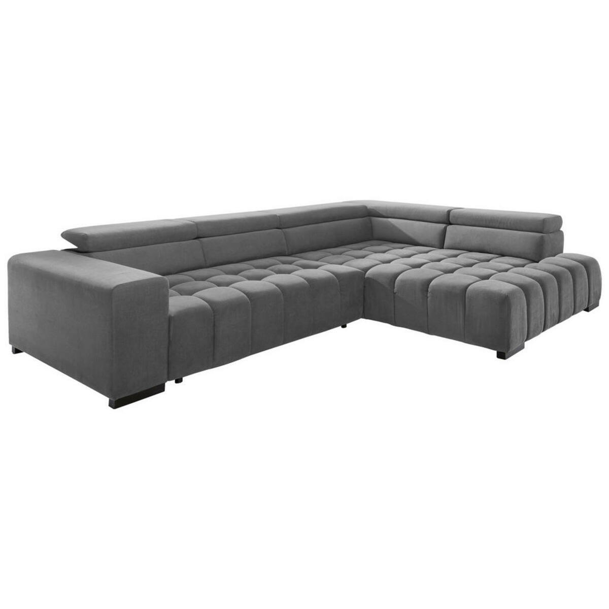 Bild 1 von Livetastic Eckschlafsofa, Grau, Textil, Buche, vollmassiv, 4-Sitzer, 307x201 cm, Schlafen auf Sitzhöhe, Armteil links, Wohnzimmer, Sofas & Couches, Wohnlandschaften