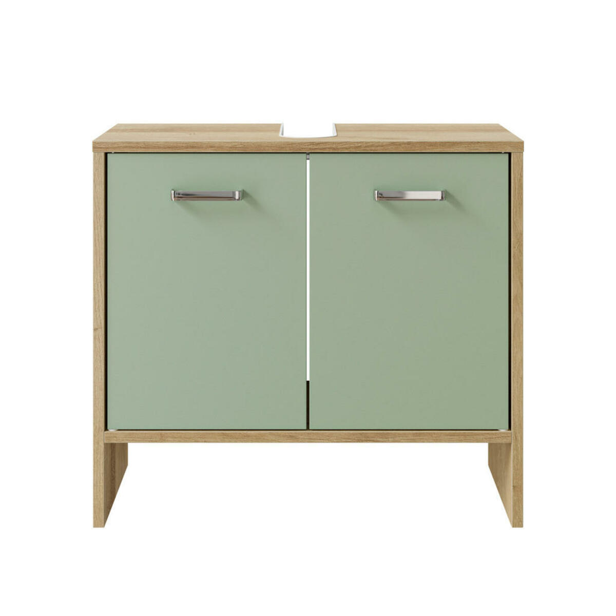 Bild 1 von Pelipal Waschbeckenunterschrank Quickset QS 300, Eiche, Pastellgrün, Holzwerkstoff, einzeln stellbar, 60.6x54.3x28.4 cm, stehend, Badezimmer, Badezimmerschränke, Waschbeckenunterschränke