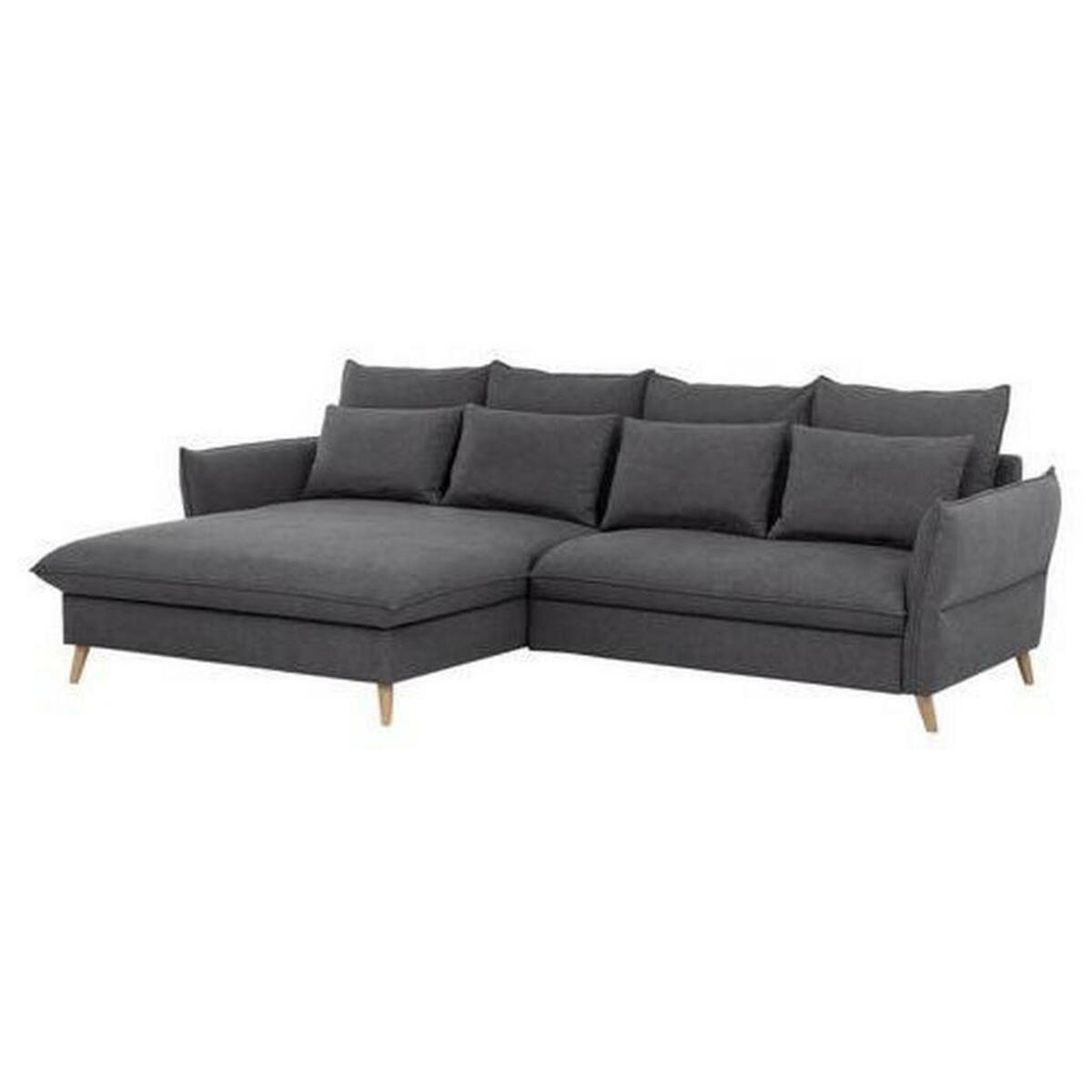 Bild 1 von Livetastic Eckschlafsofa, Grau, Textil, Buche, vollmassiv, 4-Sitzer, Füllung: Schaumstoffflocken,Schaumstoffflocken, 274x170 cm, Stoffauswahl, seitenverkehrt erhältlich, Schlafen auf Sitzhöhe, Rü