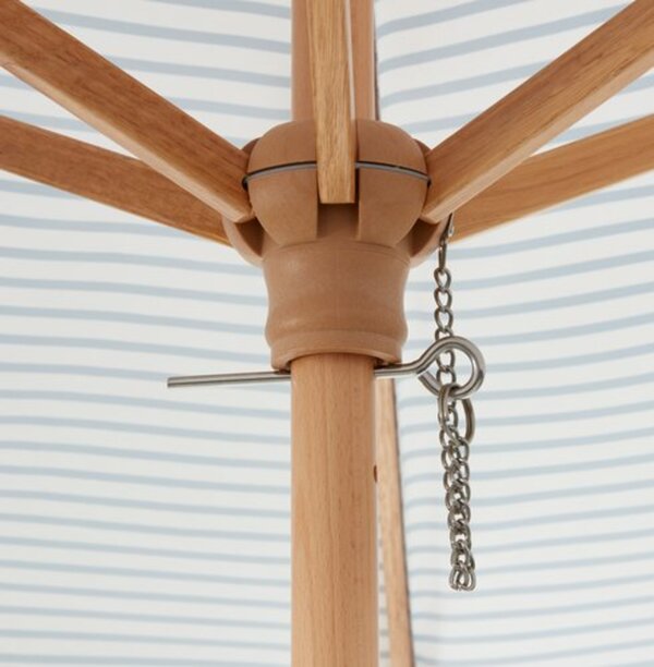 Bild 4 von Sonnenschirm SMYGEHUK Ø200 natur/blau