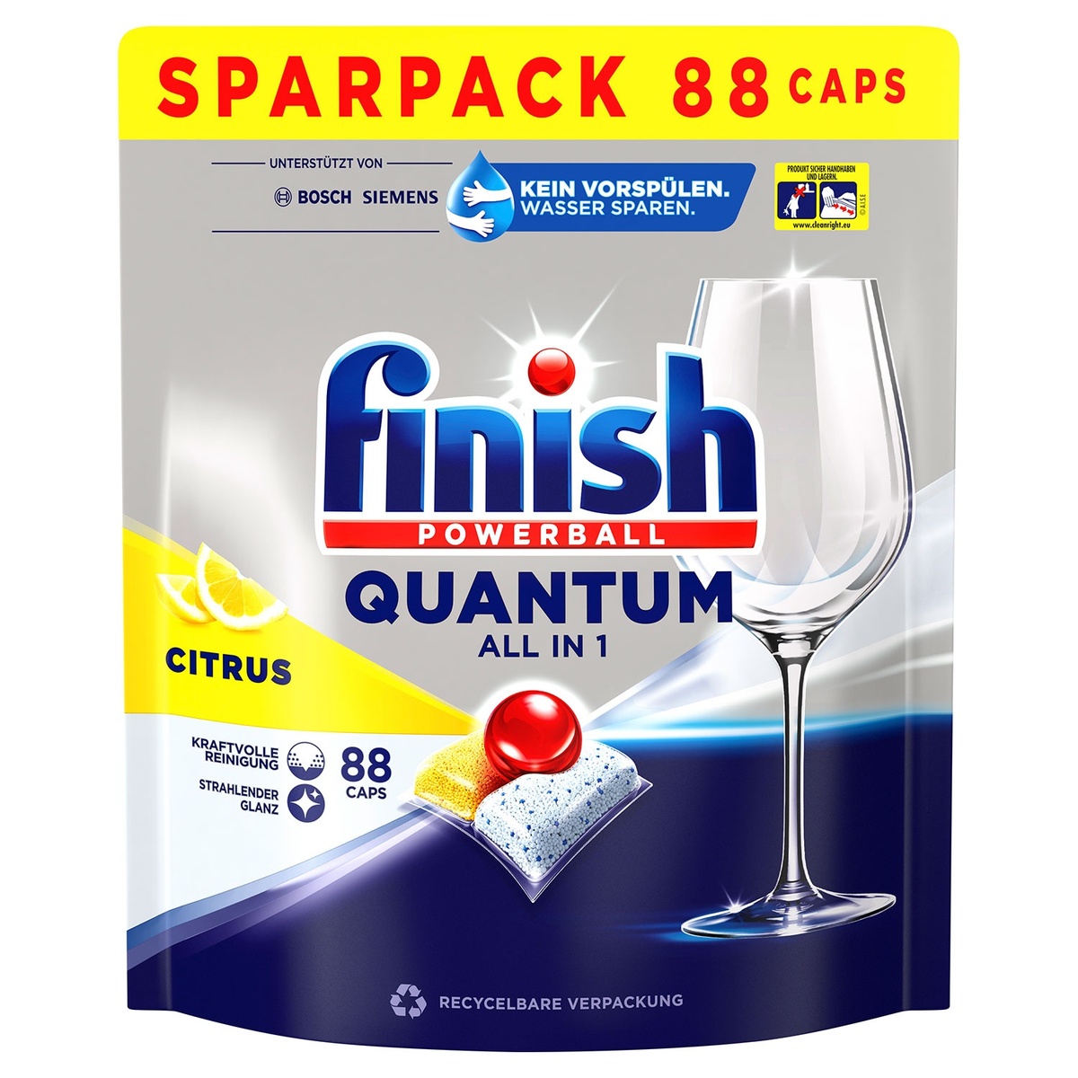 Bild 2 von FINISH Powerball Quantum All-in-1 88 Caps