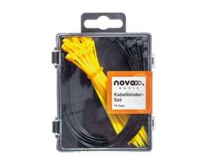 Novooo Kabelbinder-Set 70tlg. 2 verschiedene Größen
