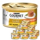 Bild 1 von Purina Gourmet Gold Raffiniertes Ragout Huhn Katzenfutter nass 12x85G