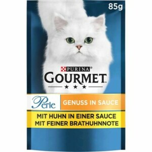GOURMET Perle Genuss in Sauce 26x85g Huhn, in Brathuhnsauce