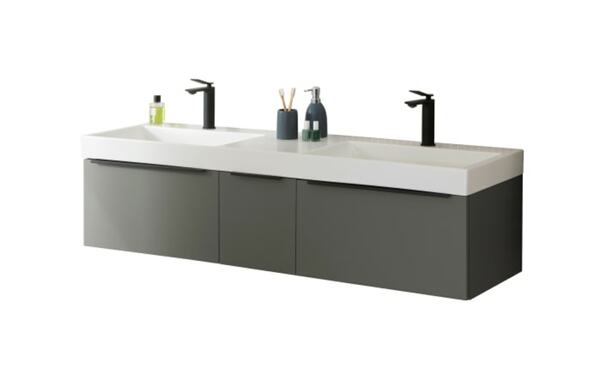 Bild 3 von Doppelwaschtisch Sydney 153, weiß