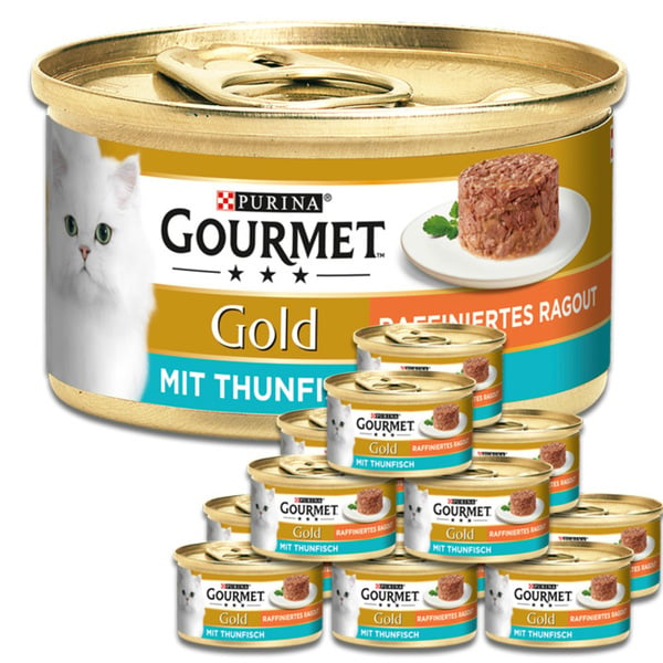 Bild 1 von Purina Gourmet Gold Raffiniertes Ragout mit Thunfisch 12x85G