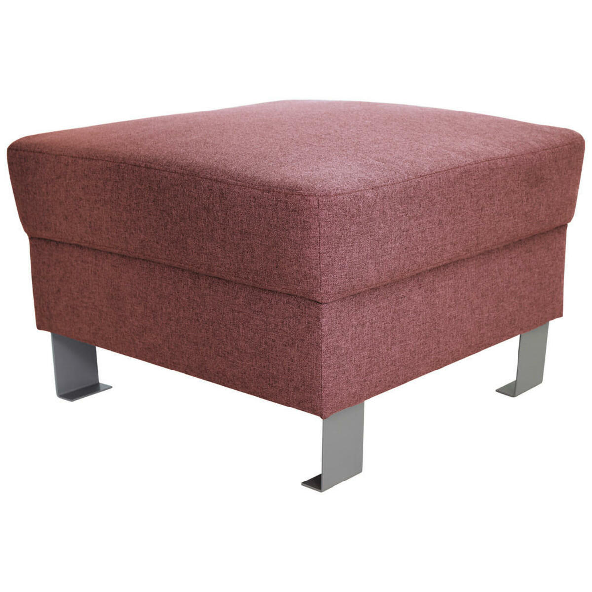 Bild 1 von Xora Hocker, Hellrot, Textil, quadratisch, 62x41x62 cm, Stoffauswahl, erweiterbar (Typenauswahl), Wohnzimmer, Hocker, Sitzhocker