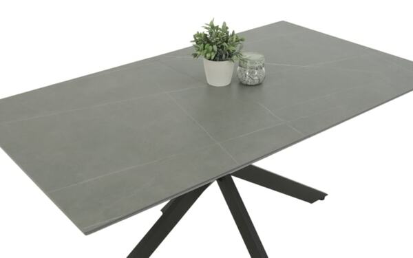 Bild 3 von Esstisch Chiara T, Marmor Nachbildung, grau, inkl. Synchronauszug