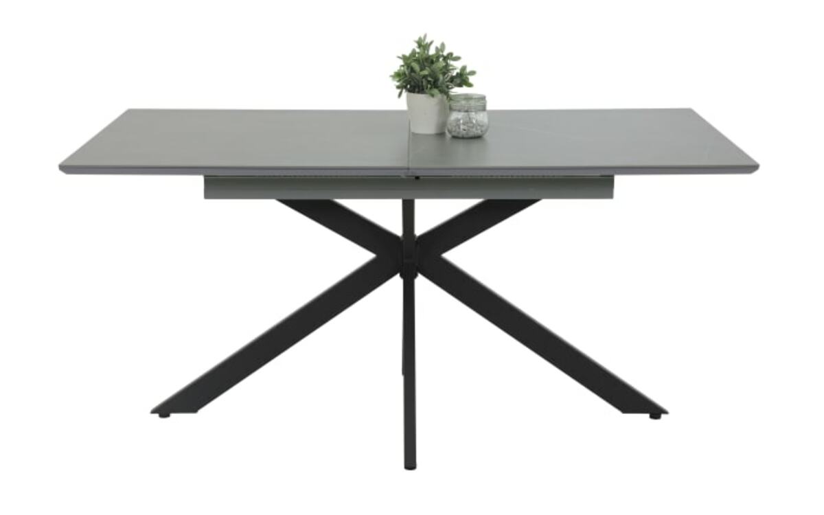 Bild 2 von Esstisch Chiara T, Marmor Nachbildung, grau, inkl. Synchronauszug