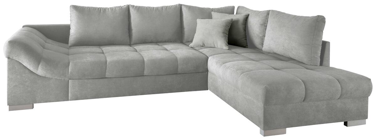 Bild 1 von Wohnlandschaft Alvito Hellgrau Nylon/Mikrofaser, Hellgrau