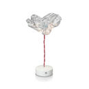 Bild 1 von Globo Led-Tischleuchte Prisma, Transparent, Metall, Kunststoff, G, 15x15x26 cm, Touch-Schalter (on/off), verstellbare Spotlights, tragbar, einfach zu transportieren, aufladbar über Usb, horizontal u